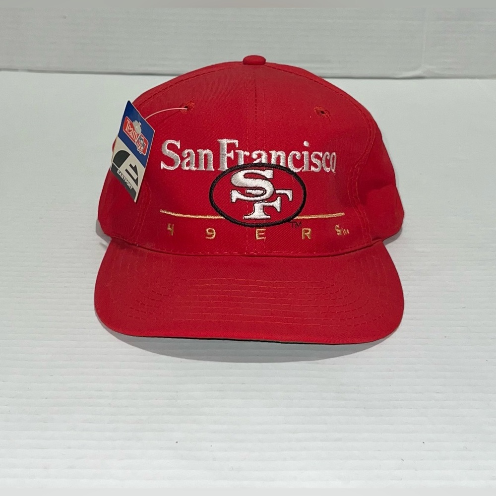 New Vintage 90s San Francisco 49ers Nfl Eastport Script Snapback Hat Retro